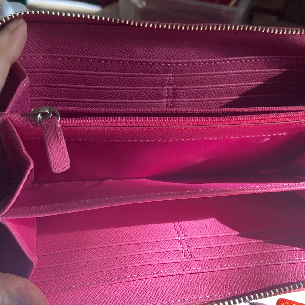 Coach Bow Zip Around long wallet - Picture 8 of 14